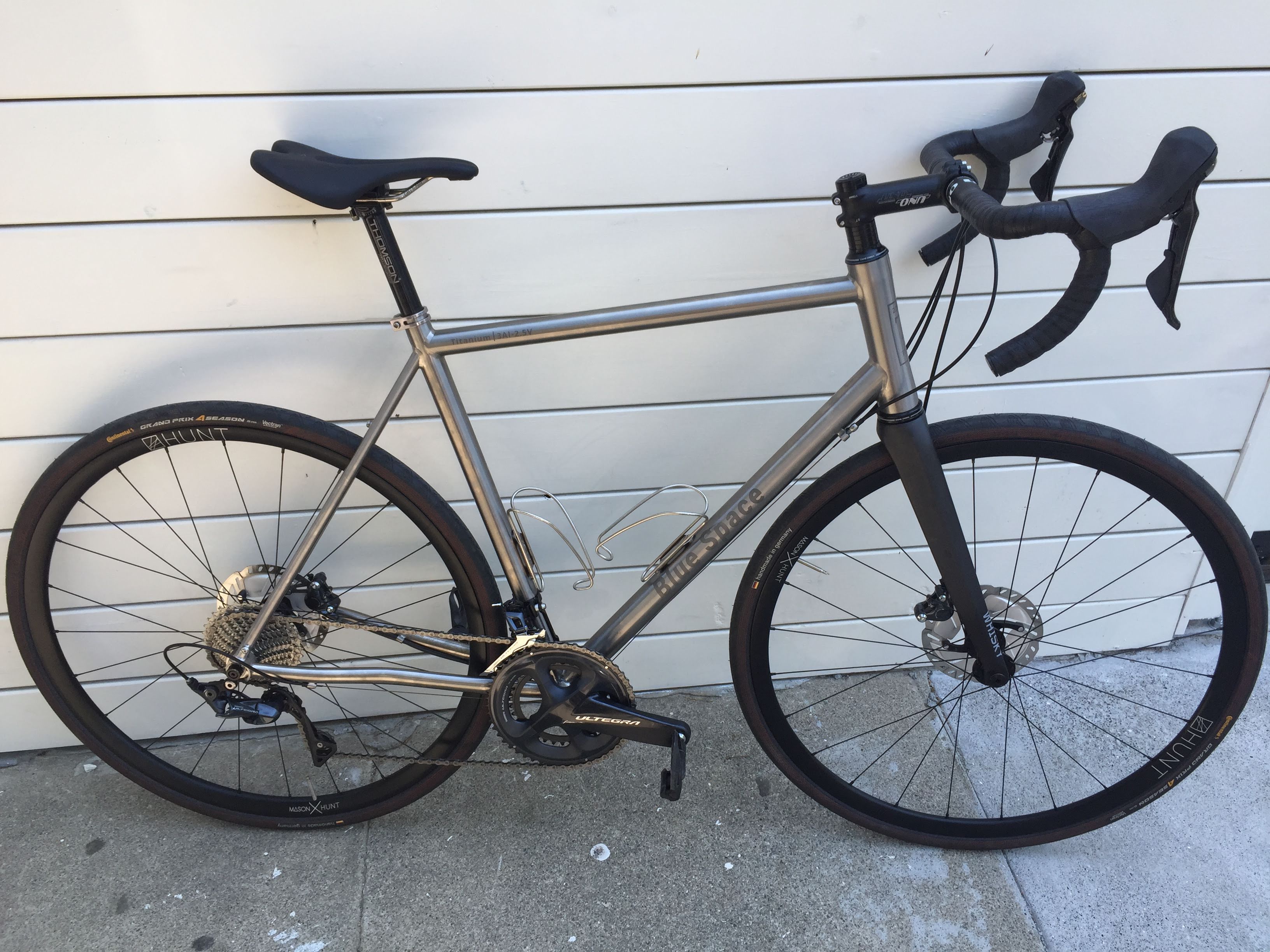 The completed bicycle